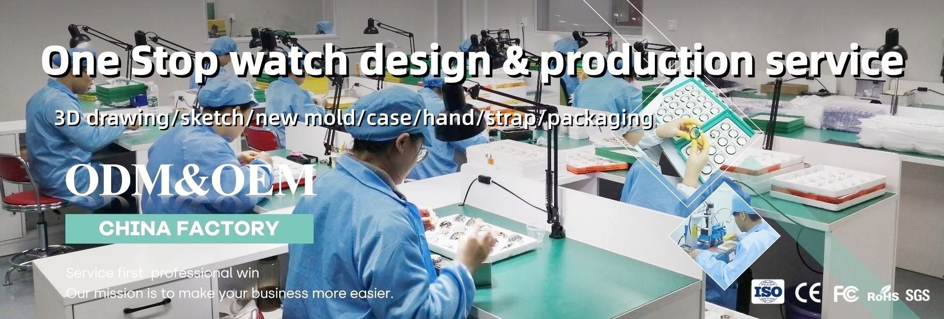 China Factory Custom Watches