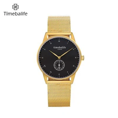 22K Kub Chronograph Cov Poj Niam Saib